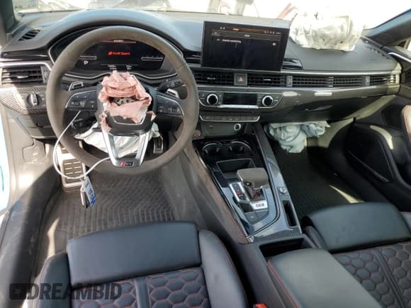 ✅ 2022 Audi RS 5 Sportback • VIN: WUAAWCF57NA901071 • Lot: 41744493. Listed on Copart with 12,409 mi. Free auction sales archive from the USA and detailed vehicle history report at DreamBid. Image 8.