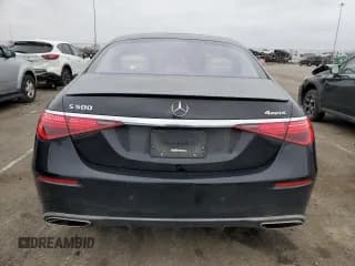 ✅ 2023 Mercedes-Benz S 500 • VIN: W1K6G6DBXPA181784 • Lot: 82877643. Wystawiony na Copart z przebiegiem 16 942 mil. Bezpłatny archiwum sprzedaży aukcyjnych z USA i szczegółowy raport historii pojazdu na DreamBid. Zdjęcie 6.