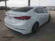 2017 Hyundai Elantra Eco with VIN 5NPD94LA0HH068784, listed as a Copart auction lot 38698261 with 71,392 mi miles and Salvage title. Bid and sale history available at DreamBid. Image 4.