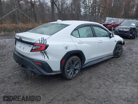 ✅ 2022 Subaru WRX • VIN: JF1VBAA65N9026482 • Lot: 41962265. Listed on IAAI with 24,090 mi. Free auction sales archive from the USA and detailed vehicle history report at DreamBid. Image 4.