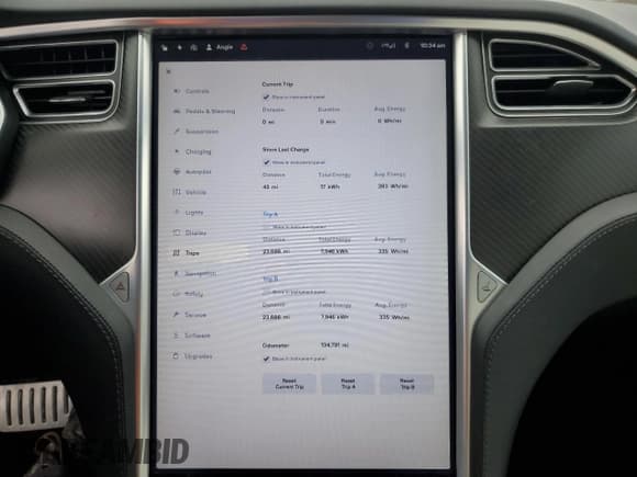 ✅ 2017 Tesla Model S 100D • VIN: 5YJSA1E42HF231454 • Lot: 92427805. Listed on Copart with 134,791 mi. Free auction sales archive from the USA and detailed vehicle history report at DreamBid. Image 9.