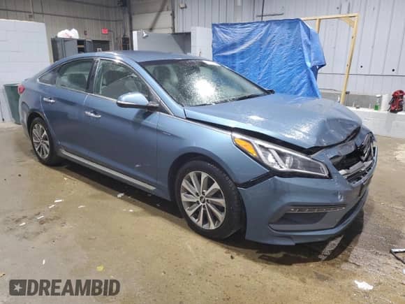2015 Hyundai Sonata Sport с VIN 5NPE34AF9FH086217, выставлен на аукционе Copart как лот 61903775 с пробегом 92 994 миль миль и Списание • Salvage title. История ставок и продаж доступна на DreamBid. Изображение 4.