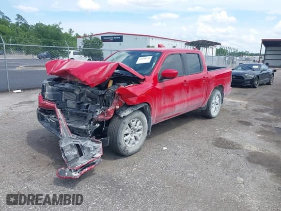 ✅ 2022 Nissan Frontier SV • VIN: 1N6ED1EJ4NN655111 • Lot: 42558539. Listed on IAAI with 18,003 mi. Free auction sales archive from the USA and detailed vehicle history report at DreamBid. Image 2.