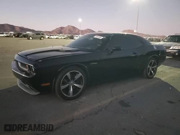 2014 Dodge Challenger R/T 100th Anniversary Appearance with VIN 2C3CDYBT2EH293303, listed as a Copart auction lot 79681684 with 72,821 mi miles and Salvage title. Bid and sale history available at DreamBid. Image 1.