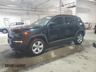 ✅ 2018 Jeep Compass Latitude • VIN: 3C4NJDBB3JT392985 • Lot: 91463675. Listed on Copart with 76,197 mi. Free auction sales archive from the USA and detailed vehicle history report at DreamBid. Image 1.
