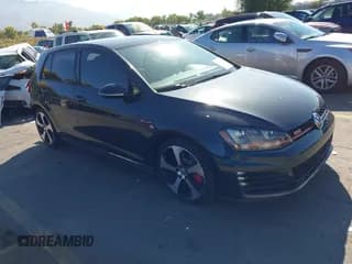 ✅ 2017 Volkswagen Golf GTI S • VIN: 3VW447AU8HM063398 • Lot: 43501046. Listed on IAAI with 46,094 mi. Free auction sales archive from the USA and detailed vehicle history report at DreamBid. Image 1.