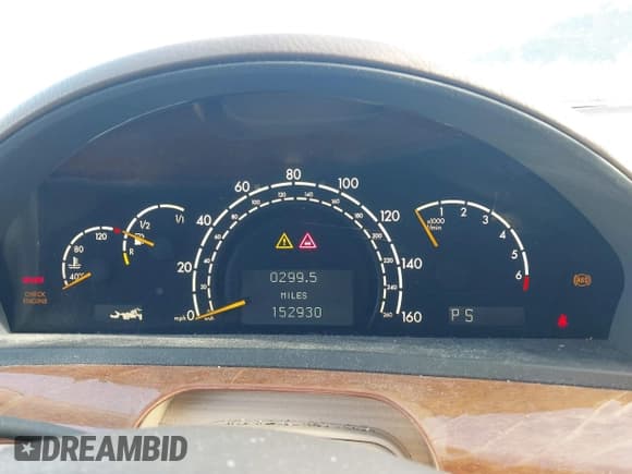 ✅ 2000 Mercedes-Benz S 320/430/500 • VIN: WDBNG70J3YA094950 • Лот: 43653596. Опубликован ранее на IAAI с пробегом 152 930 миль. Бесплатный доступ к архиву аукционных продаж из США и подробный отчёт об истории автомобиля на DreamBid. Изображение 7.