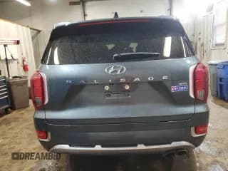 ✅ 2022 Hyundai Palisade Calligraphy • VIN: KM8R7DHE3NU445256 • Лот: 81304544. Опубликован ранее на Copart с пробегом 35 245 миль. Бесплатный доступ к архиву аукционных продаж из США и подробный отчёт об истории автомобиля на DreamBid. Изображение 6.