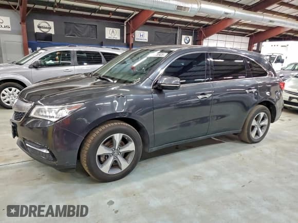 ✅ 2016 Acura MDX • VIN: 5FRYD4H27GB016792 • Lot: 94478905. Listed on Copart with 179,281 mi. Free auction sales archive from the USA and detailed vehicle history report at DreamBid. Image 1.