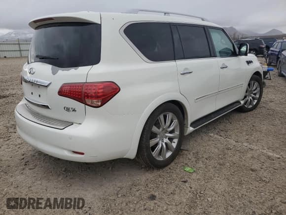 ✅ 2011 Infiniti QX56 7-passenger • VIN: JN8AZ2NE1B9006418 • Lot: 81735464. Listed on Copart with 158,166 mi. Free auction sales archive from the USA and detailed vehicle history report at DreamBid. Image 3.