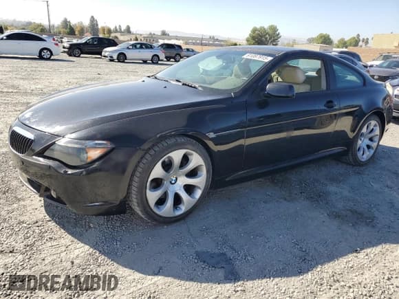 ✅ 2004 BMW 6 Series 645Ci • VIN: WBAEH73454B189905 • Лот: 91087915. Опубликован ранее на Copart с пробегом 102 196 миль. Бесплатный доступ к архиву аукционных продаж из США и подробный отчёт об истории автомобиля на DreamBid. Изображение 1.