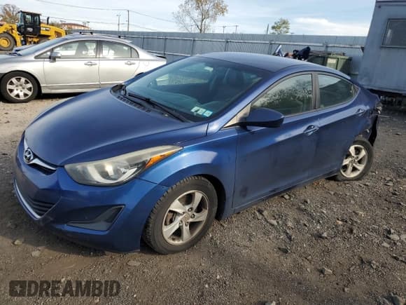 ✅ 2015 Hyundai Elantra SE • VIN: 5NPDH4AE5FH650434 • Lot: 91668955. Listed on Copart with 217,834 mi. Free auction sales archive from the USA and detailed vehicle history report at DreamBid. Image 1.
