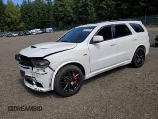 2018 Dodge Durango SRT z VIN 1C4SDJGJ1JC304939, wystawiony jako Copart lot #69471685 z przebiegiem 42 971 mil mil oraz Szkoda całkowita • Salvage title. Historia ofert i sprzedaży dostępna na DreamBid. Obrazek 1.
