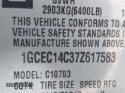 ✅ 2007 Chevrolet Silverado 1500 1LT • VIN: 1GCEC14C37Z617583 • Lot: 43721071. Wystawiony na IAAI z przebiegiem 106 858 mil. Bezpłatny archiwum sprzedaży aukcyjnych z USA i szczegółowy raport historii pojazdu na DreamBid. Zdjęcie 9.