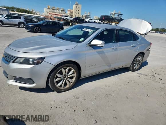 2017 Chevrolet Impala LT with VIN 1G1105SA4HU143554, listed as a Copart auction lot 86677125 with 198,009 mi miles and Salvage title. Bid and sale history available at DreamBid. Image 1.