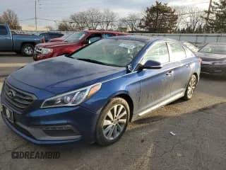 ✅ 2017 Hyundai Sonata Sport • VIN: 5NPE34AF0HH526957 • Lot: 41023503. Listed on Copart with 101,257 mi. Free auction sales archive from the USA and detailed vehicle history report at DreamBid. Image 1.