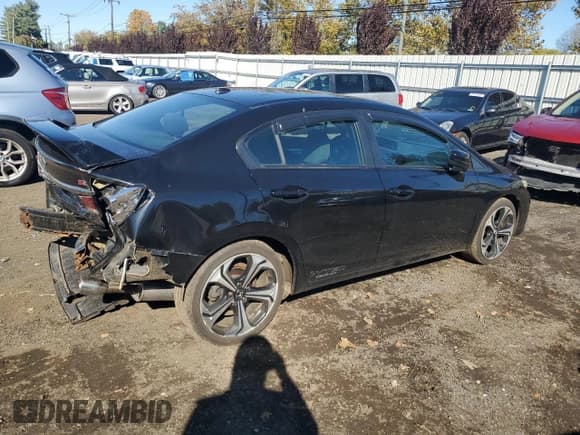 ✅ 2015 Honda Civic Si • VIN: 2HGFB6E50FH700540 • Лот: 89460665. Опубликован ранее на Copart с пробегом 197 558 миль. Бесплатный доступ к архиву аукционных продаж из США и подробный отчёт об истории автомобиля на DreamBid. Изображение 3.