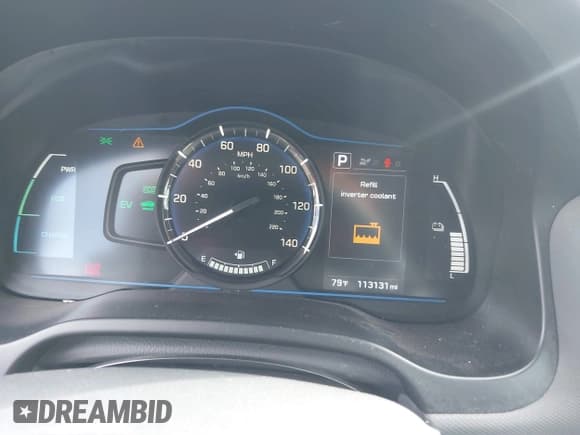 ✅ 2019 Hyundai Ioniq Blue • VIN: KMHC65LC7KU145204 • Lot: 41493466. Wystawiony na IAAI z przebiegiem 113 131 mil. Bezpłatny archiwum sprzedaży aukcyjnych z USA i szczegółowy raport historii pojazdu na DreamBid. Zdjęcie 7.