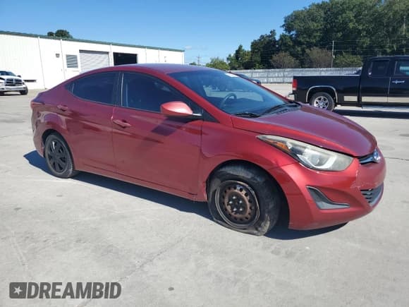 ✅ 2016 Hyundai Elantra SE • VIN: 5NPDH4AE8GH668640 • Lot: 86529065. Listed on Copart with 165,843 mi. Free auction sales archive from the USA and detailed vehicle history report at DreamBid. Image 4.