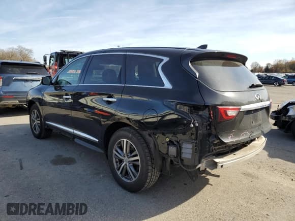 ✅ 2020 Infiniti QX60 Luxe • VIN: 5N1DL0MN0LC521720 • Lot: 91829705. Wystawiony na Copart z przebiegiem 95 685 mil. Bezpłatny archiwum sprzedaży aukcyjnych z USA i szczegółowy raport historii pojazdu na DreamBid. Zdjęcie 2.