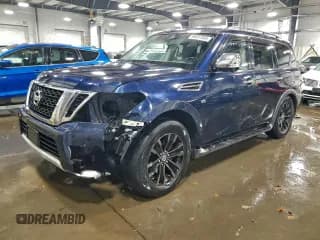 ✅ 2018 Nissan Armada Platinum • VIN: JN8AY2NE8J9731001 • Лот: 95237305. Опубликован ранее на Copart с пробегом 88 646 миль. Бесплатный доступ к архиву аукционных продаж из США и подробный отчёт об истории автомобиля на DreamBid. Изображение 1.