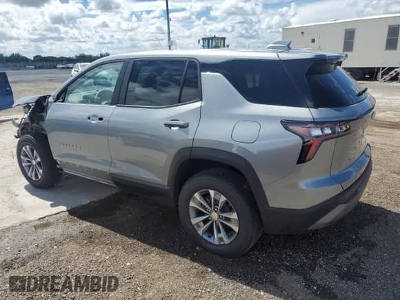 2025 Chevrolet Equinox FWD LT с VIN 3GNAXHEG3SL317501, выставлен на аукционе Copart как лот 60646815 с пробегом 2 145 миль миль и Чистый • Clean title. История ставок и продаж доступна на DreamBid. Изображение 2.