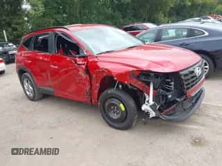 2023 Hyundai Tucson SEL with VIN 5NMJBCAEXPH266274, listed as a IAAI auction lot 42977724 with 48,255 mi miles and . Bid and sale history available at DreamBid. Image 1.