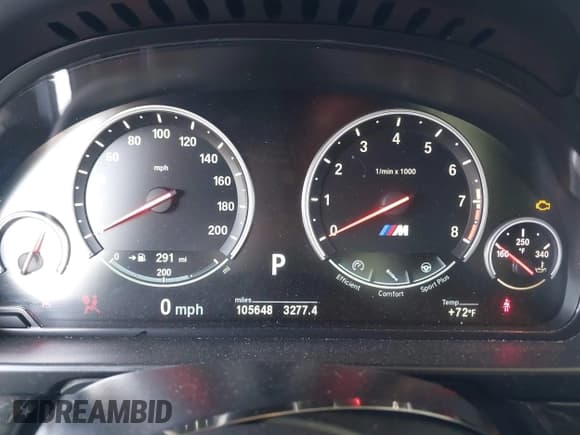 ✅ 2016 BMW M5 • VIN: WBSFV9C53GG343189 • Lot: 42094773. Listed on IAAI with 105,648 mi. Free auction sales archive from the USA and detailed vehicle history report at DreamBid. Image 7.