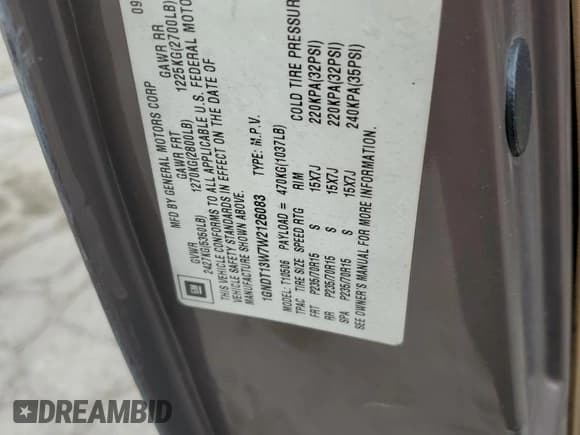 ✅ 1998 Chevrolet Blazer LS • VIN: 1GNDT13W7W2126083 • Lot: 54073554. Wystawiony na Copart z przebiegiem 162 676 mil. Bezpłatny archiwum sprzedaży aukcyjnych z USA i szczegółowy raport historii pojazdu na DreamBid. Zdjęcie 13.