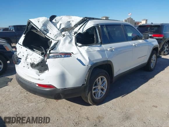 ✅ 2025 Jeep Grand Cherokee Altitude X • VIN: 1C4RJKAG4S8675639 • Lot: 43567435. Listed on IAAI with 9,276 mi. Free auction sales archive from the USA and detailed vehicle history report at DreamBid. Image 4.