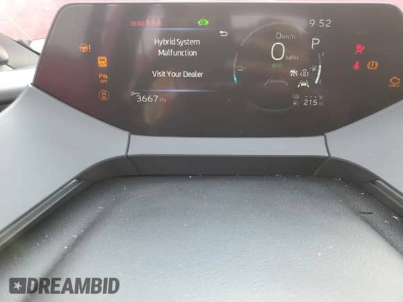 2024 Toyota Prius SE с VIN JTDACACU3R3036289, выставлен на аукционе Copart как лот 67377685 с пробегом 3 667 миль миль и На запчасти • Non repairable. История ставок и продаж доступна на DreamBid. Изображение 9.