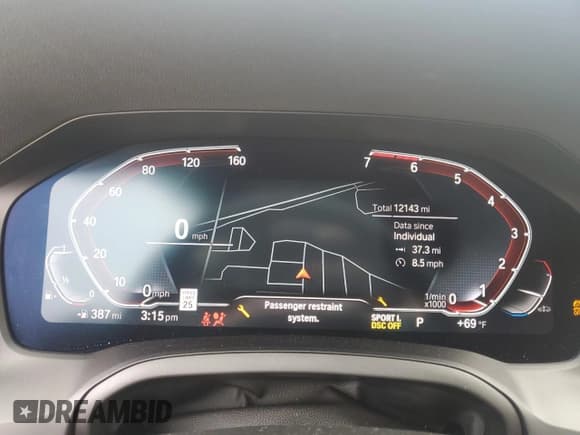 ✅ 2022 BMW 3 Series 330i xDrive • VIN: 3MW5R7J00N8C64705 • Lot: 48624285. Listed on Copart with 12,143 mi. Free auction sales archive from the USA and detailed vehicle history report at DreamBid. Image 9.