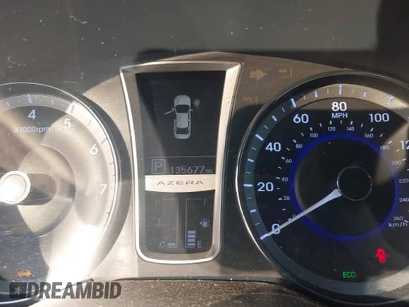 2013 Hyundai Azera z VIN KMHFG4JG6DA243655, wystawiony jako IAAI lot #41802097 z przebiegiem 135 677 mil mil oraz . Historia ofert i sprzedaży dostępna na DreamBid. Obrazek 16.