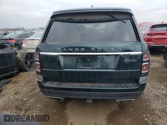 ✅ 2020 Land Rover Range Rover • VIN: SALGW5RE4LA574469 • Lot: 52372815. Listed on Copart with Not provided. Free auction sales archive from the USA and detailed vehicle history report at DreamBid. Image 6.