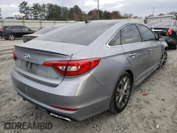 ✅ 2017 Hyundai Sonata Sport • VIN: 5NPE34AB4HH545413 • Lot: 66869822. Listed on Copart with 66,865 mi. Free auction sales archive from the USA and detailed vehicle history report at DreamBid. Image 3.