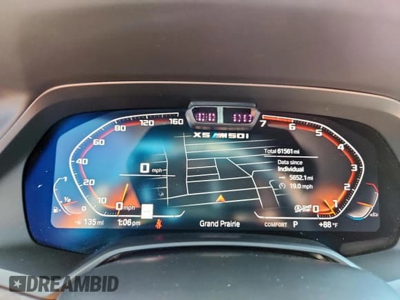 ✅ 2020 BMW X5 M50i • VIN: 5UXJU4C02LLE45596 • Lot: 84953185. Listed on Copart with 61,561 mi. Free auction sales archive from the USA and detailed vehicle history report at DreamBid. Image 9.