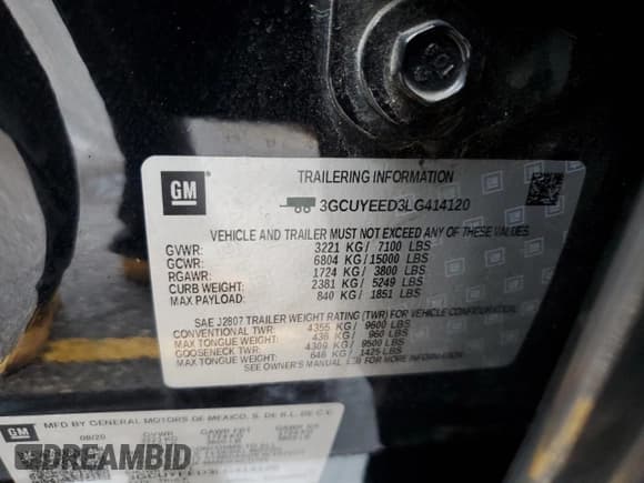 ✅ 2020 Chevrolet Silverado 1500 RST • VIN: 3GCUYEED3LG414120 • Lot: 71145924. Wystawiony na Copart z przebiegiem 59 740 mil. Bezpłatny archiwum sprzedaży aukcyjnych z USA i szczegółowy raport historii pojazdu na DreamBid. Zdjęcie 12.