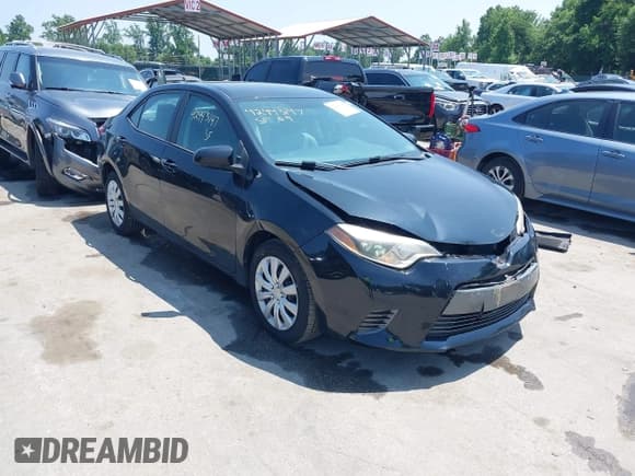 ✅ 2016 Toyota Corolla L • VIN: 2T1BURHE5GC553874 • Lot: 42443147. Listed on IAAI with 125,505 mi. Free auction sales archive from the USA and detailed vehicle history report at DreamBid. Image 1.