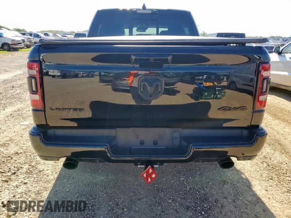 2024 Ram 1500 Limited with VIN 1C6SRFHTXRN153220, listed as a Copart auction lot 61267535 with 22,490 mi miles and Salvage title. Bid and sale history available at DreamBid. Image 6.