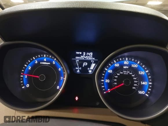 ✅ 2012 Hyundai Elantra Limited • VIN: KMHDH4AE7CU210762 • Lot: 41310711. Listed on IAAI with 204,550 mi. Free auction sales archive from the USA and detailed vehicle history report at DreamBid. Image 7.