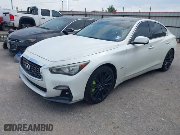 ✅ 2019 Infiniti Q50 Luxe • VIN: JN1EV7AP4KM510863 • Lot: 42251042. Listed on IAAI with 54,156 mi. Free auction sales archive from the USA and detailed vehicle history report at DreamBid. Image 2.