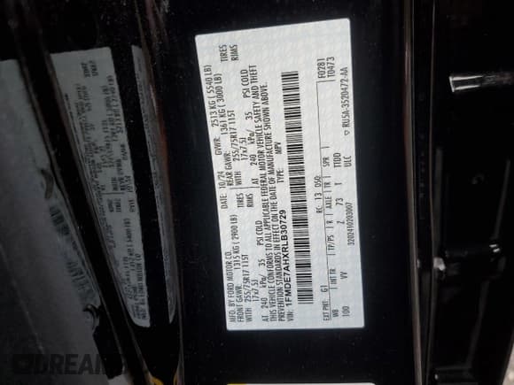 ✅ 2024 Ford Bronco Big Bend • VIN: 1FMDE7AHXRLB30729 • Лот: 90227005. Опубликован ранее на Copart с пробегом 3 930 миль. Бесплатный доступ к архиву аукционных продаж из США и подробный отчёт об истории автомобиля на DreamBid. Изображение 12.