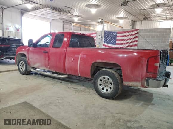 2008 Chevrolet Silverado 1500 Work Truck with VIN 1GCEC19J68E159389, listed as a Copart auction lot 43953415 with 366,876 mi miles and Salvage title. Bid and sale history available at DreamBid. Image 2.