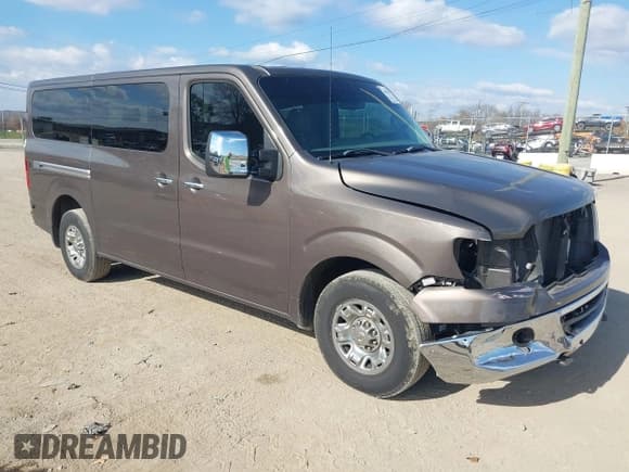 ✅ 2014 Nissan NV SL • VIN: 5BZAF0AA2EN160692 • Lot: 43695970. Listed on IAAI with 200,997 mi. Free auction sales archive from the USA and detailed vehicle history report at DreamBid. Image 1.