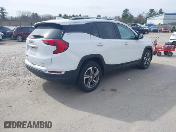 ✅ 2020 GMC Terrain SLT • VIN: 3GKALVEV3LL129245 • Lot: 42037672. Listed on IAAI with 112,996 mi. Free auction sales archive from the USA and detailed vehicle history report at DreamBid. Image 4.