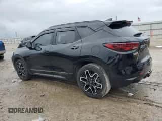 2023 Chevrolet Blazer RS with VIN 3GNKBERS6PS222153, listed as a Copart auction lot 71029094 with 15,513 mi miles and Salvage title. Bid and sale history available at DreamBid. Image 2.