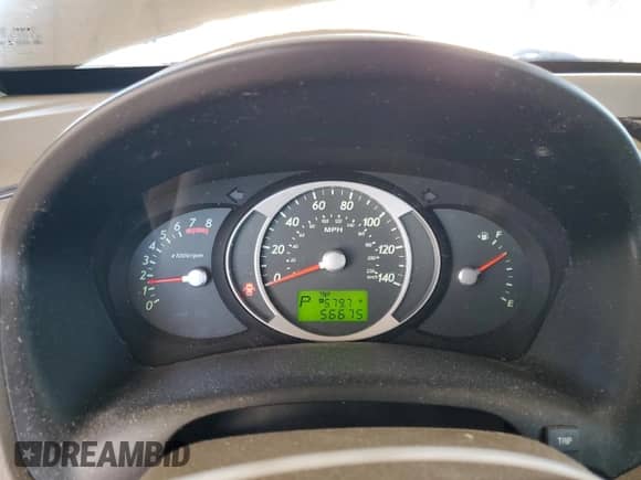 2009 Hyundai Tucson GLS z VIN KM8JM12B99U007530, wystawiony jako Copart lot #80702514 z przebiegiem 56 675 mil mil oraz Szkoda całkowita • Salvage title. Historia ofert i sprzedaży dostępna na DreamBid. Obrazek 9.