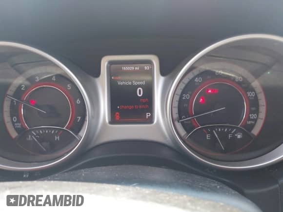 2013 Dodge Journey American Value with VIN 3C4PDCAB7DT500881, listed as a IAAI auction lot 43193439 with 165,029 mi miles and . Bid and sale history available at DreamBid. Image 7.