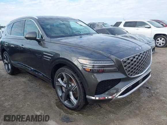 ✅ 2025 Genesis GV80 Prestige • VIN: KMUHCESB8SU253890 • Lot: 41908410. Listed on IAAI with 5,617 mi. Free auction sales archive from the USA and detailed vehicle history report at DreamBid. Image 1.