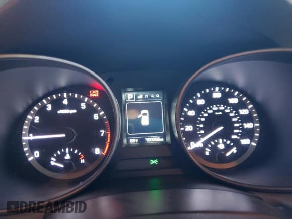 ✅ 2017 Hyundai Santa Fe 2.4L • VIN: 5XYZU3LB4HG414155 • Lot: 91306285. Listed on Copart with 100,058 mi. Free auction sales archive from the USA and detailed vehicle history report at DreamBid. Image 9.